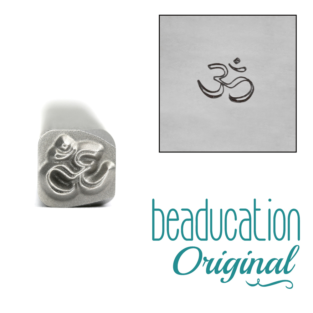 Metal Stamping Tools Om Metal Design Stamp, 5mm - Beaducation Original